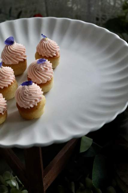 Financier coquelicot